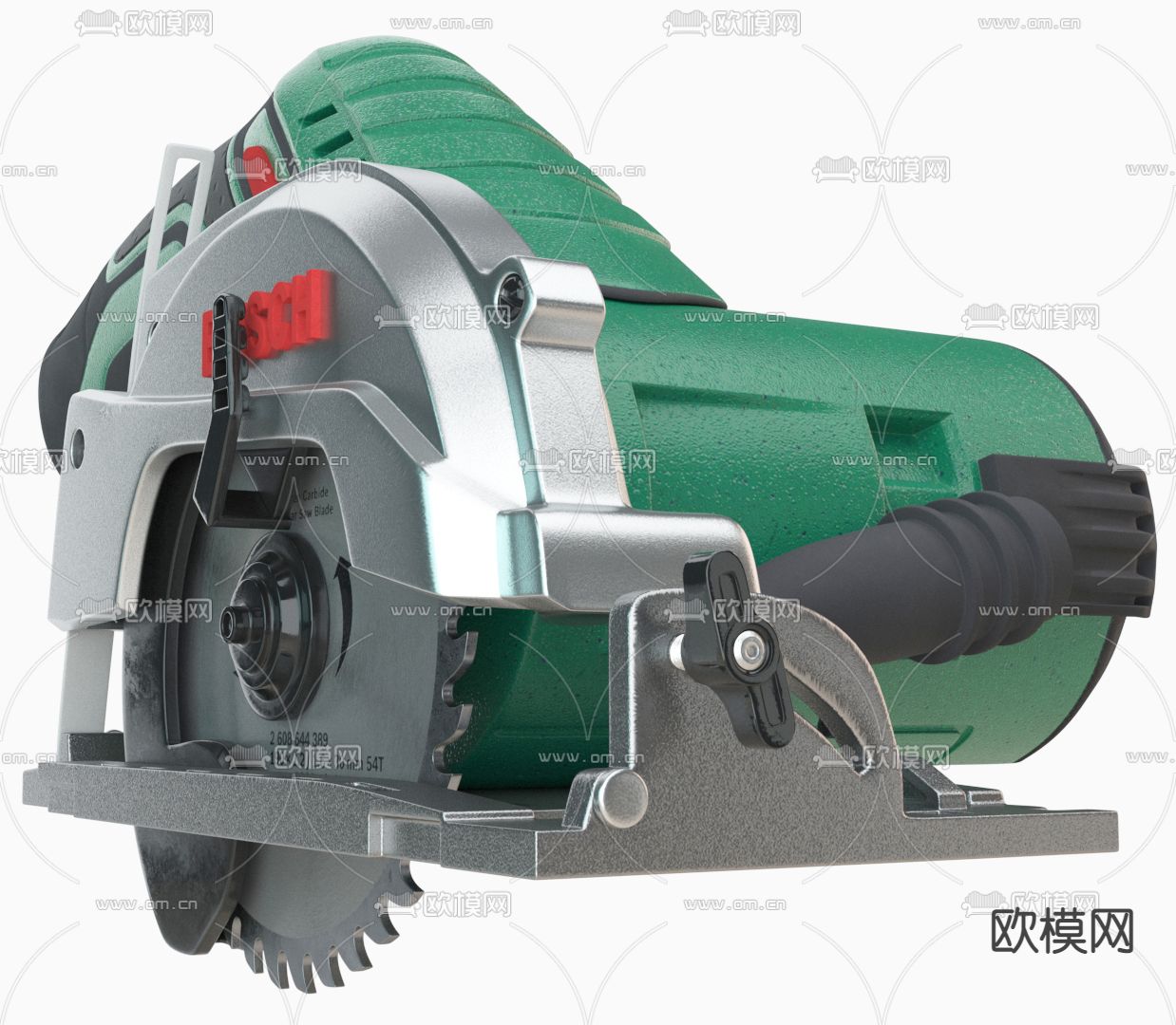 现代手电锯3d模型下载（渲染图2）