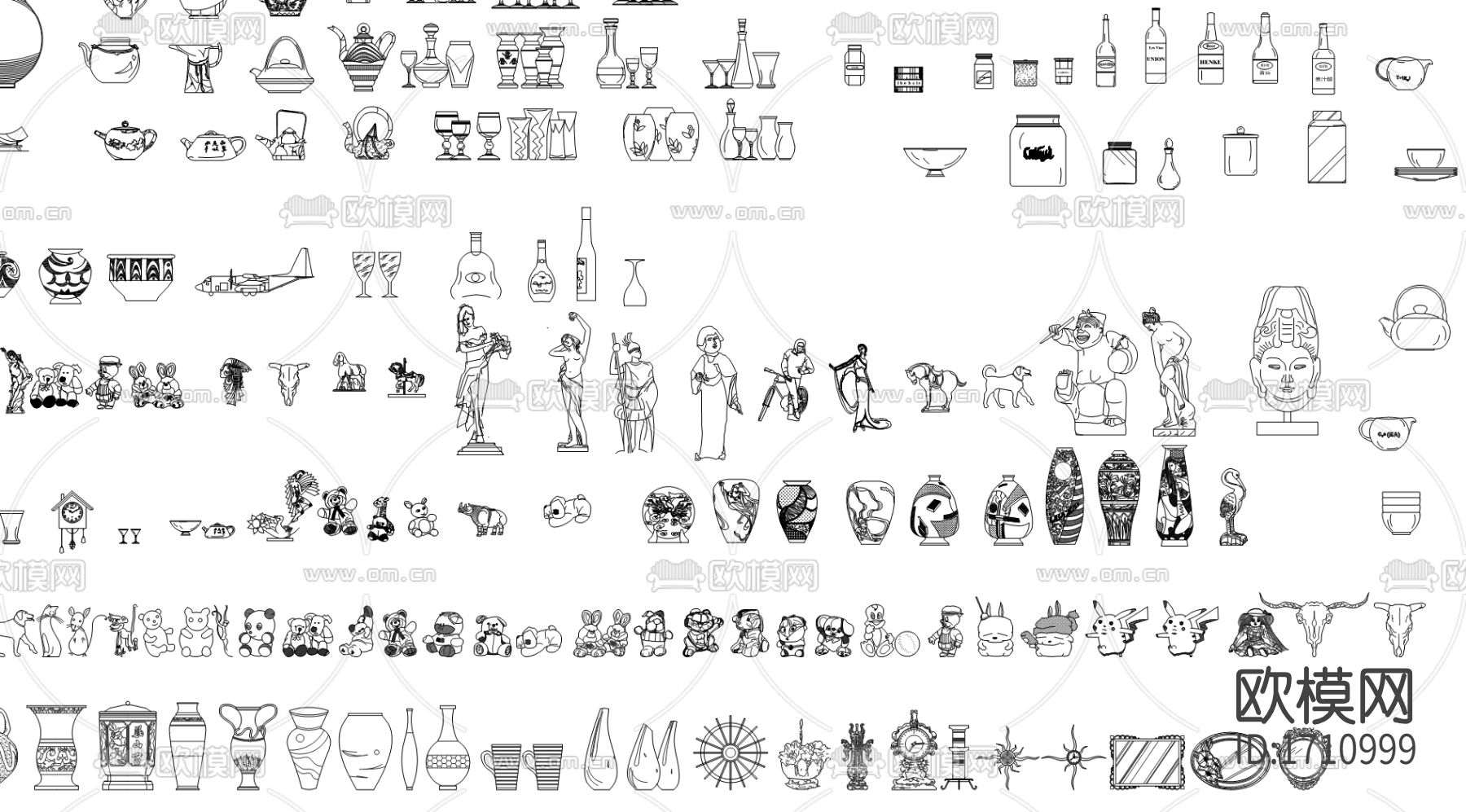 立面装饰立面饰品下载（渲染图5）