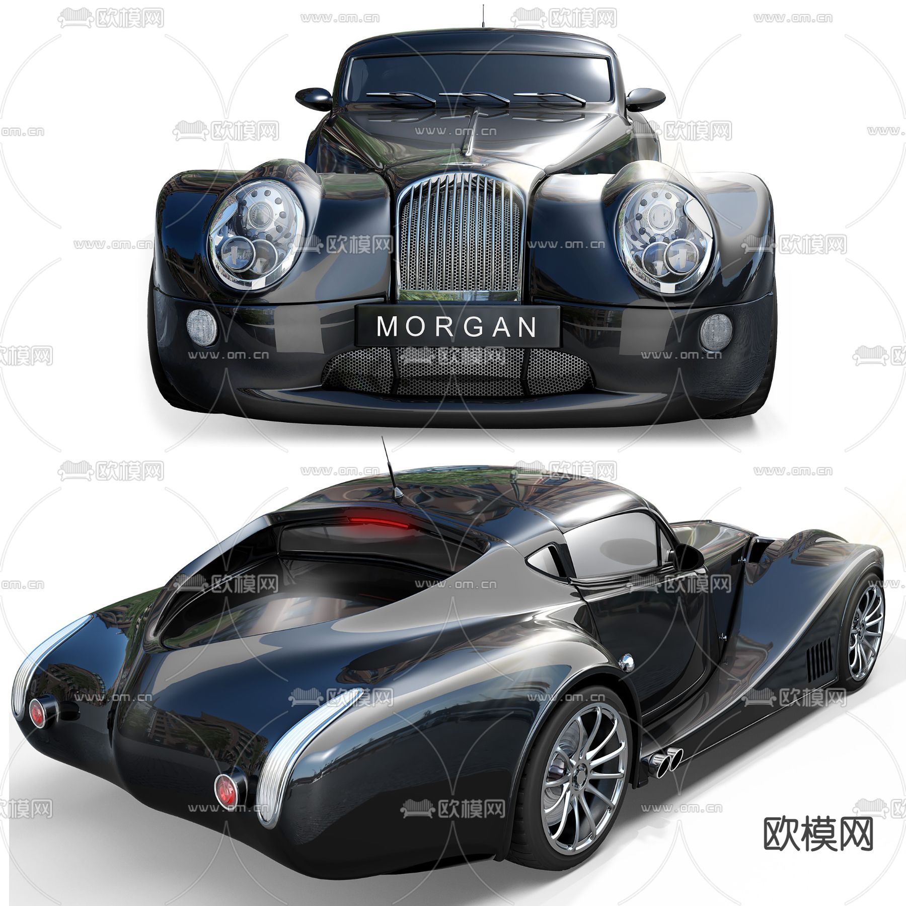 现代跑车3d模型