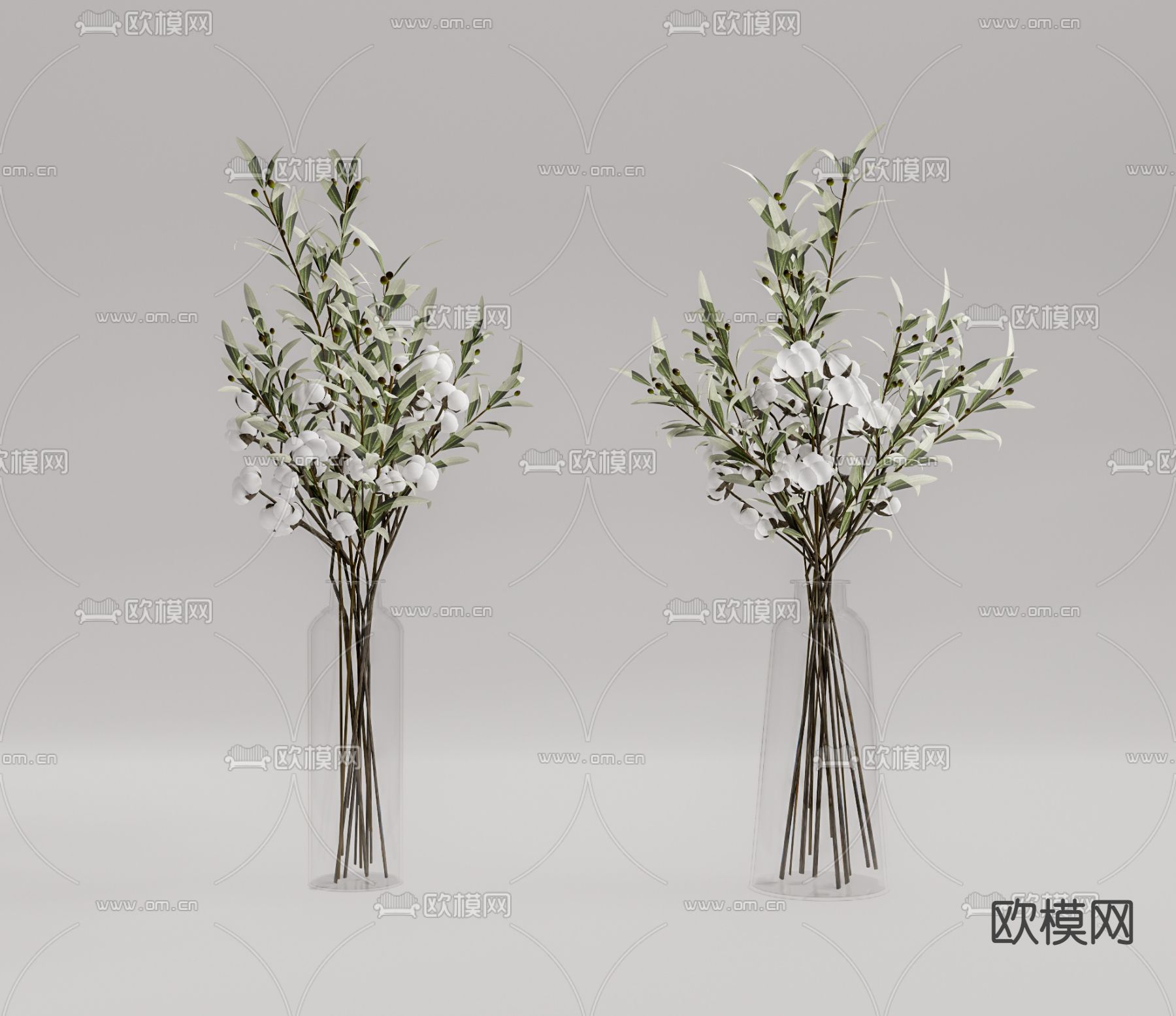 现代花瓶su模型