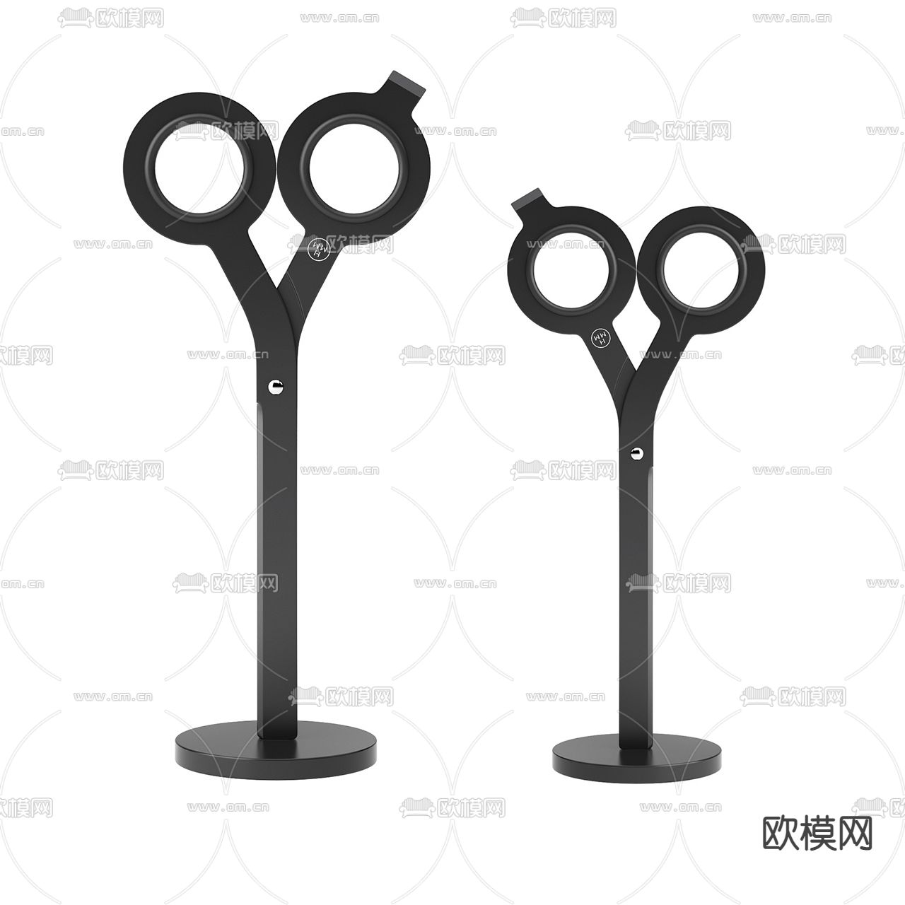 现代剪刀文具3d模型