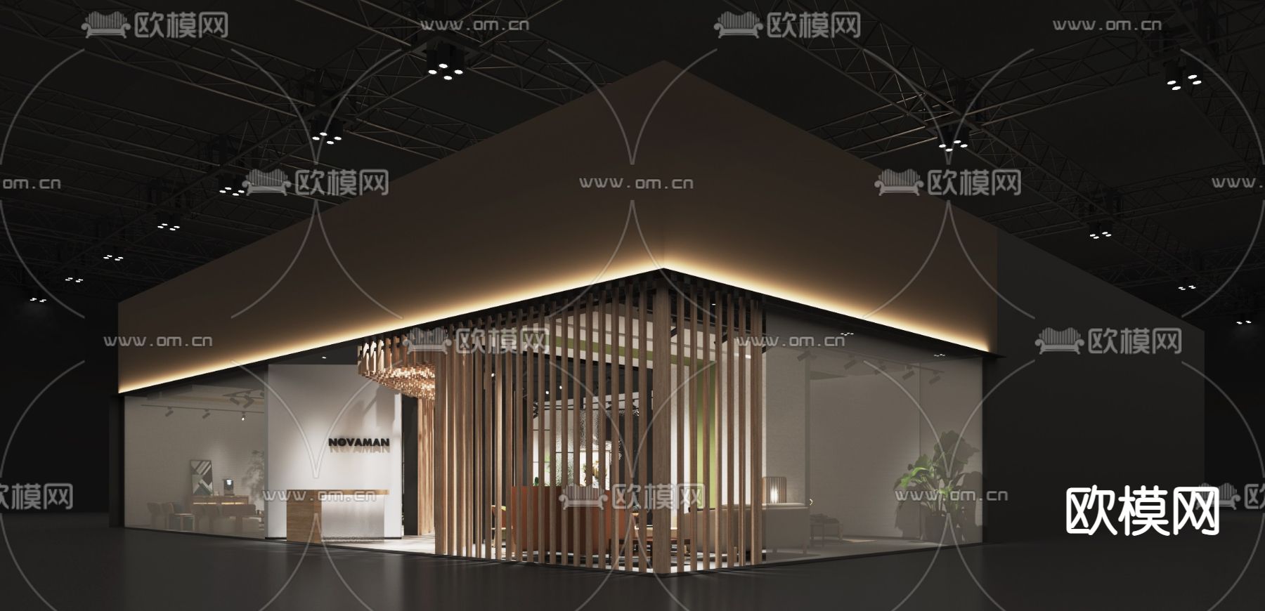 现代家具家居展厅3d模型