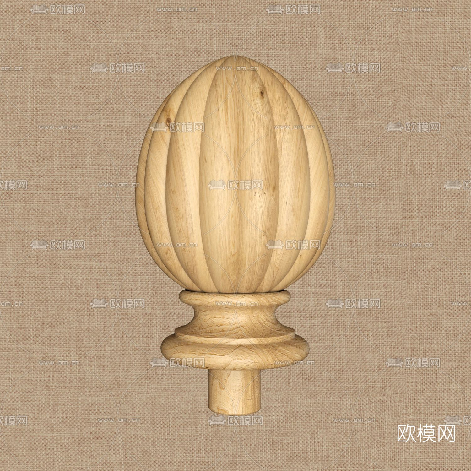 简欧木质门把手免费3d模型下载