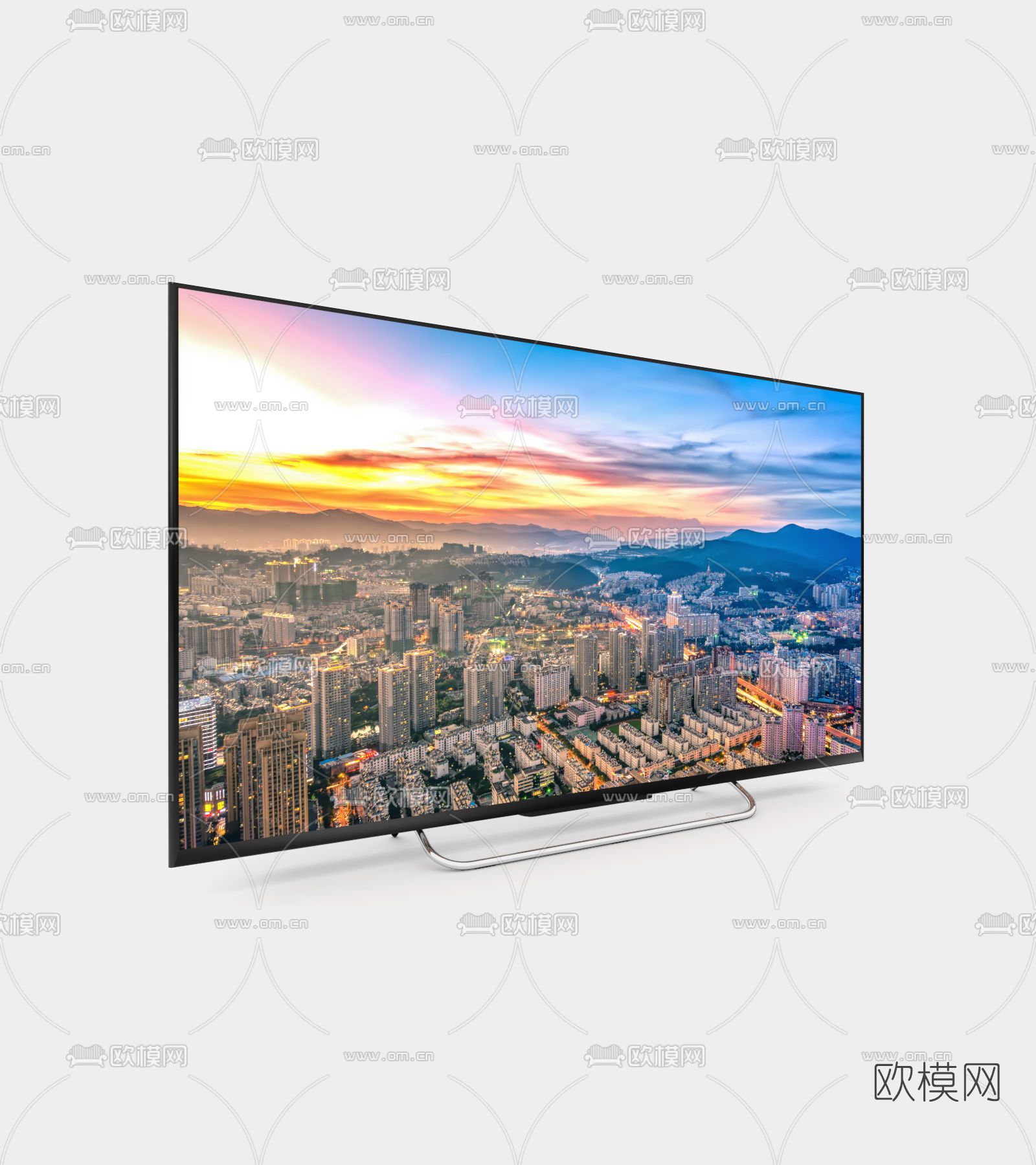 现代电视机免费3d模型