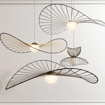 北欧帽子装饰吊灯3d模型