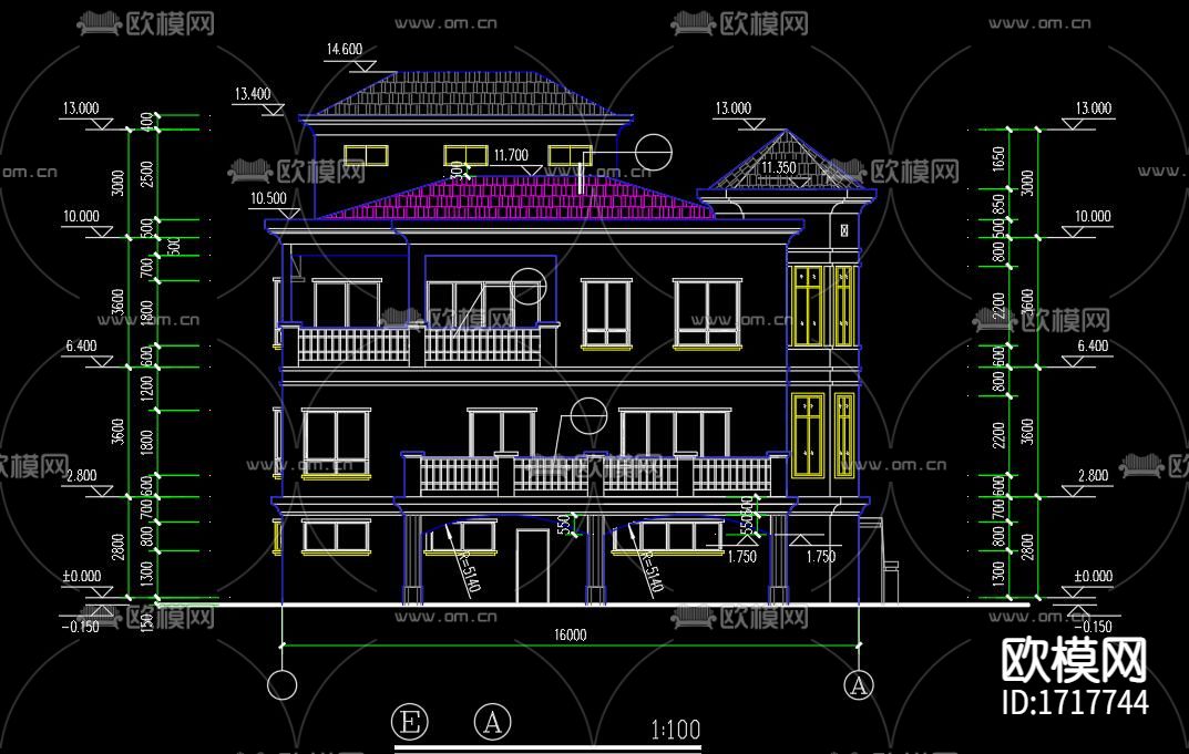 别墅下载（渲染图7）