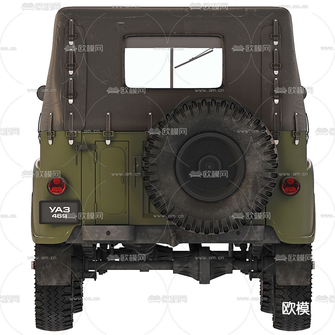 现代越野车3d模型