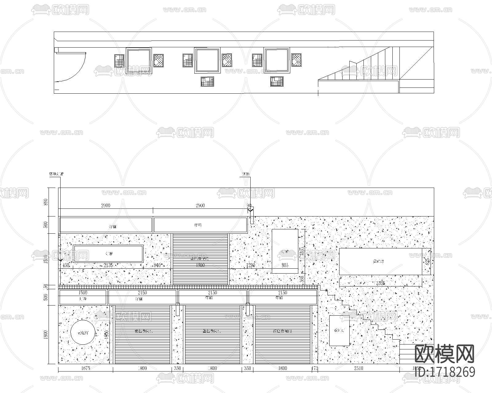 韩式大排档施工图下载（渲染图6）
