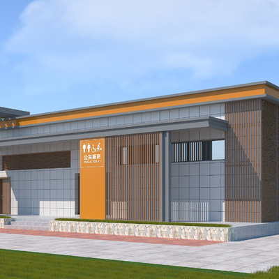 3d公厕模型-公共空间3d模型-3dmax模型免费下载-欧模网
