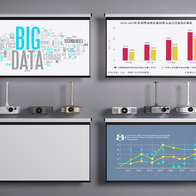  现代投影仪su模型 