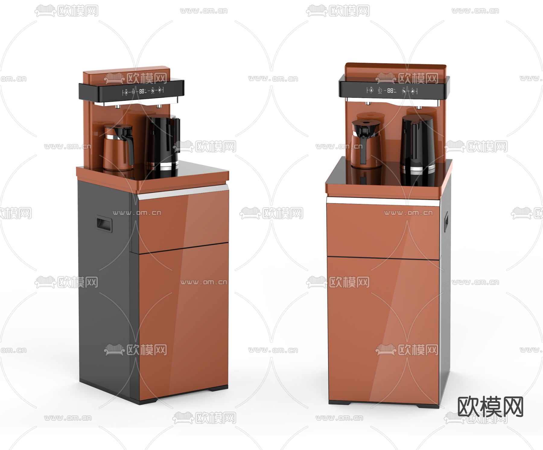 现代茶吧机3d模型下载