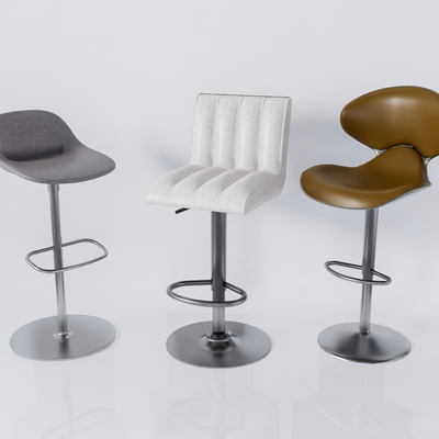  现代吧椅吧凳su模型 