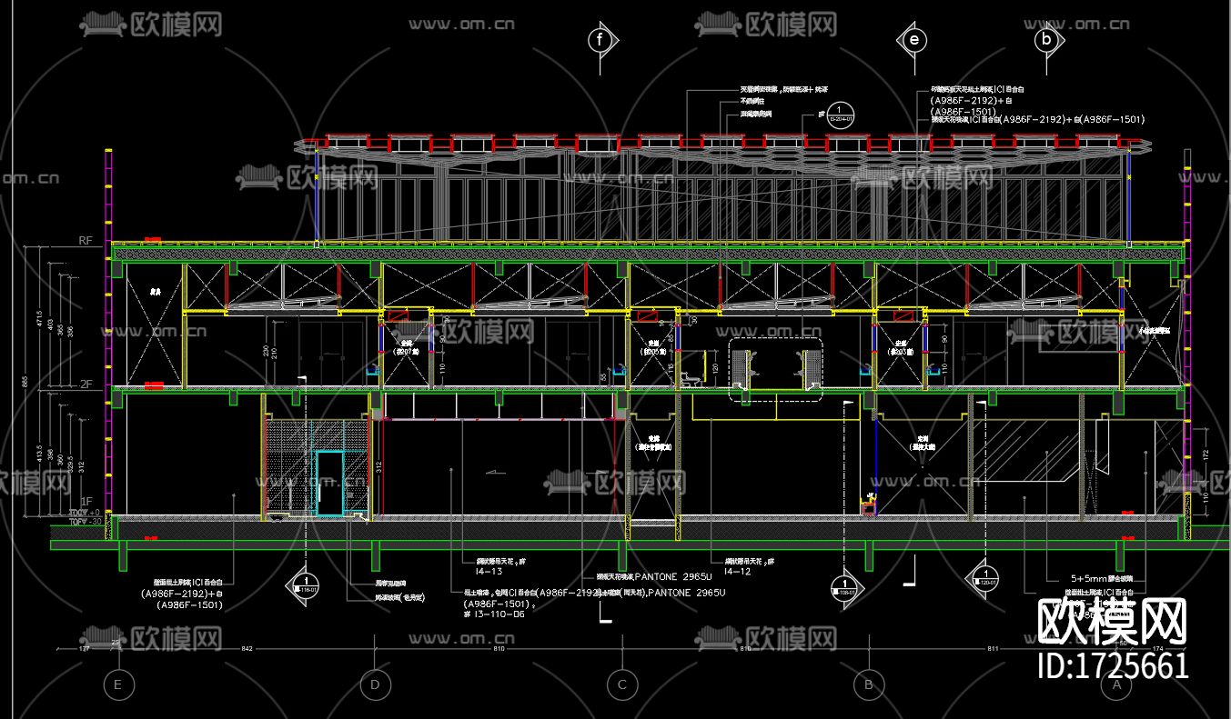 幼儿园建筑cad施工图下载（渲染图5）