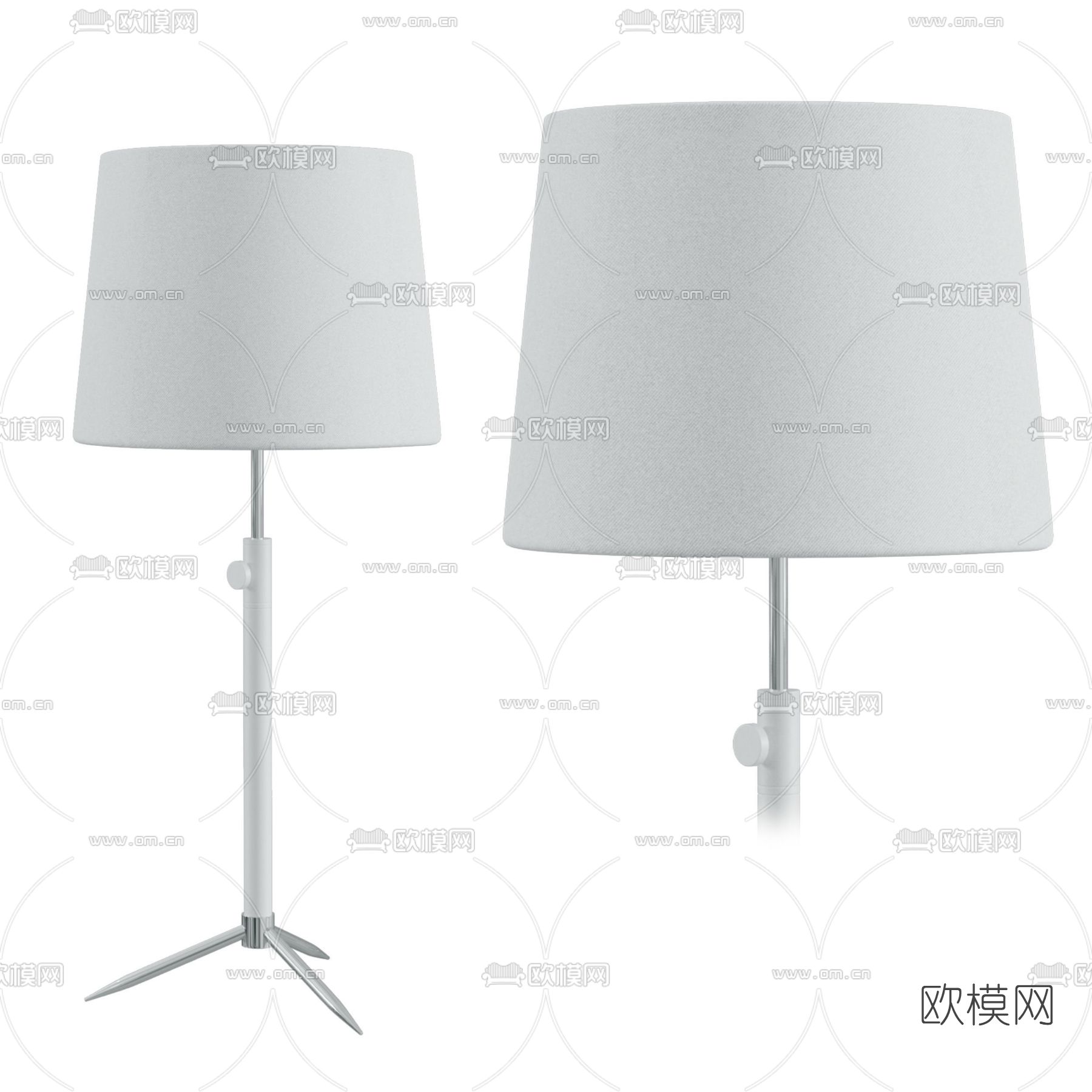 现代落地灯免费3d模型下载