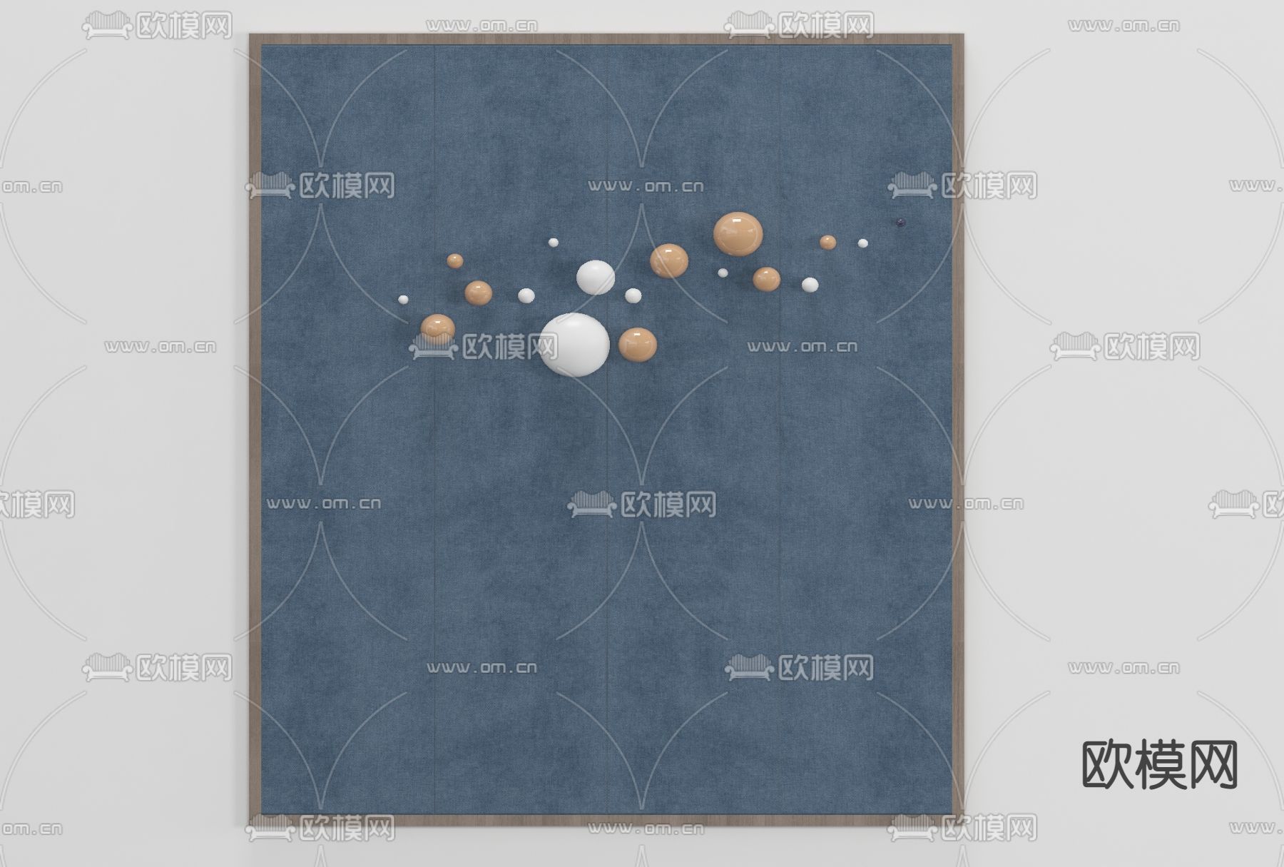 北欧挂件墙饰免费3d模型下载