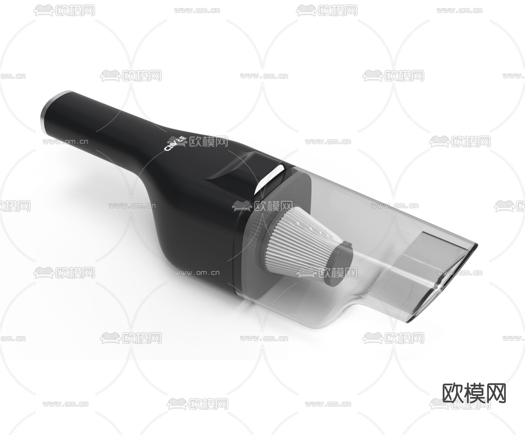 现代手握式吸尘器3d模型下载（渲染图2）