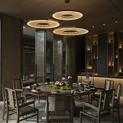 盘石设计 新中式餐厅包房