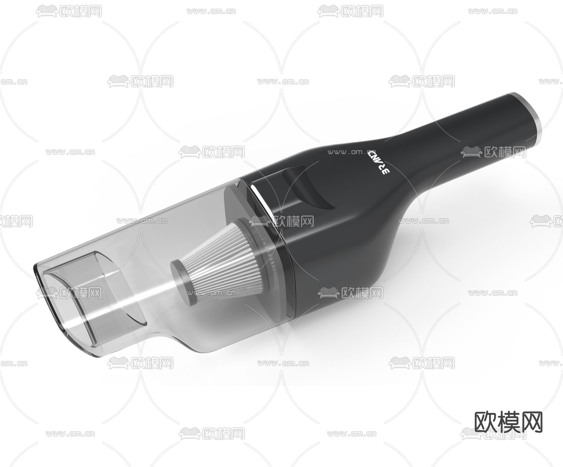 现代手握式吸尘器3d模型下载（渲染图1）