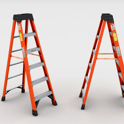 折叠人字梯3d模型