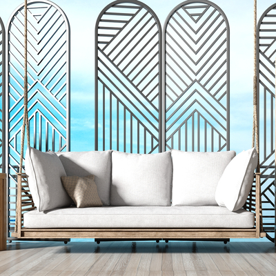  现代休闲吊椅su模型 