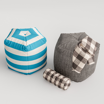 现代矮凳墩子su模型