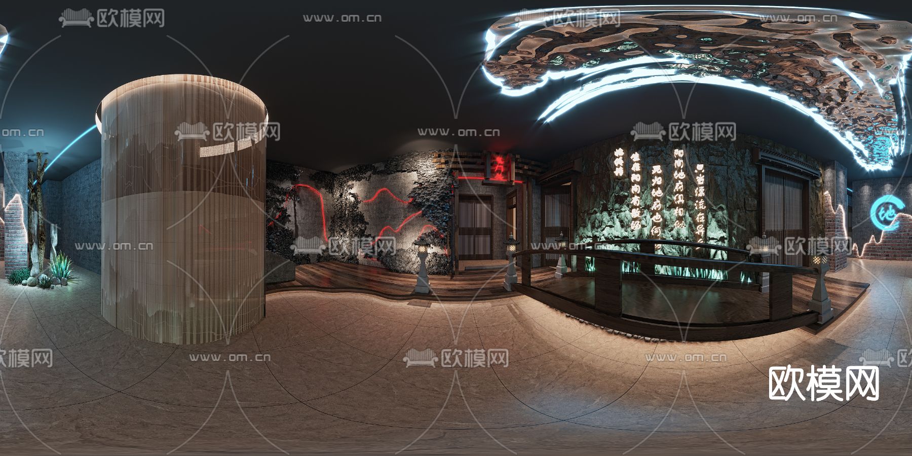 新中式地府剧本杀cr全景3d模型