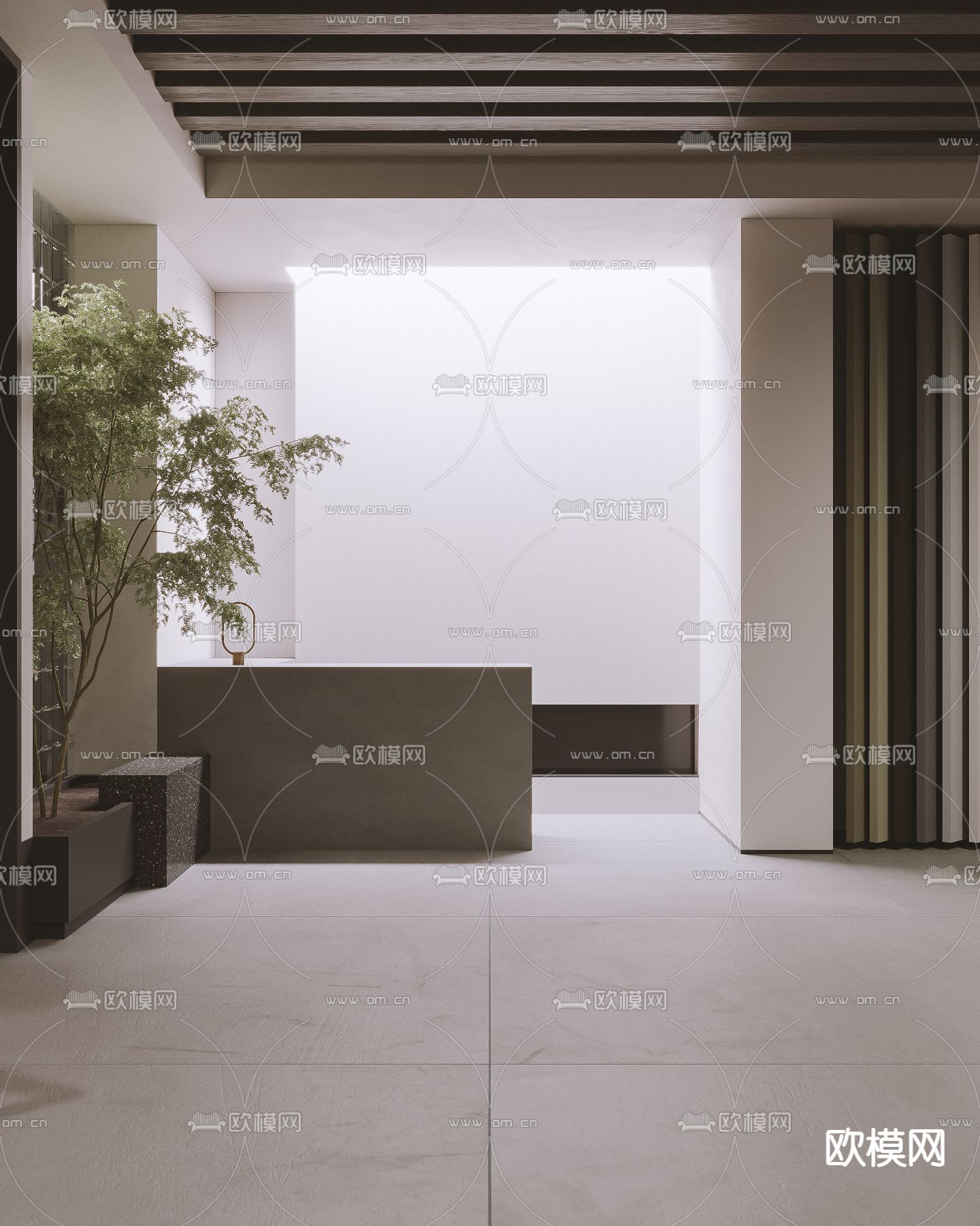 现代整体家居展厅3d模型