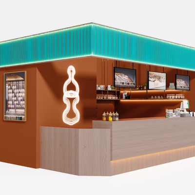 奶茶店模型下载