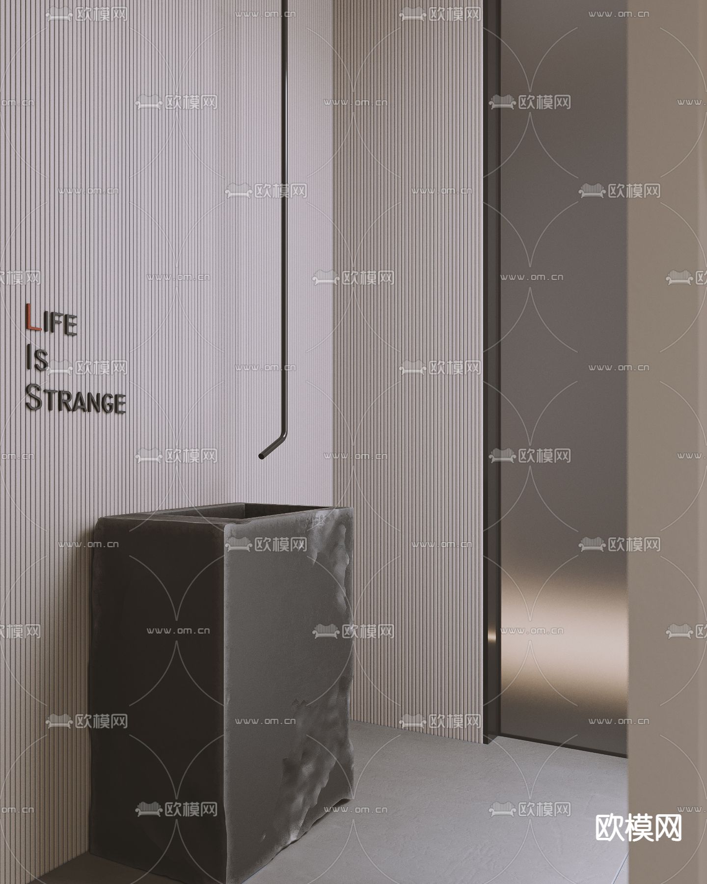 现代整体家居展厅3d模型