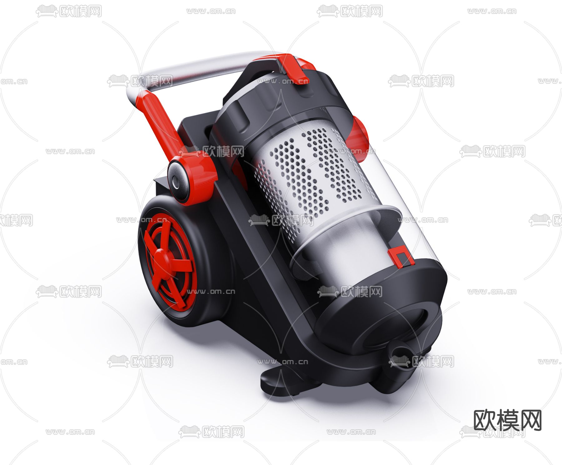 现代吸尘器3d模型下载（渲染图2）