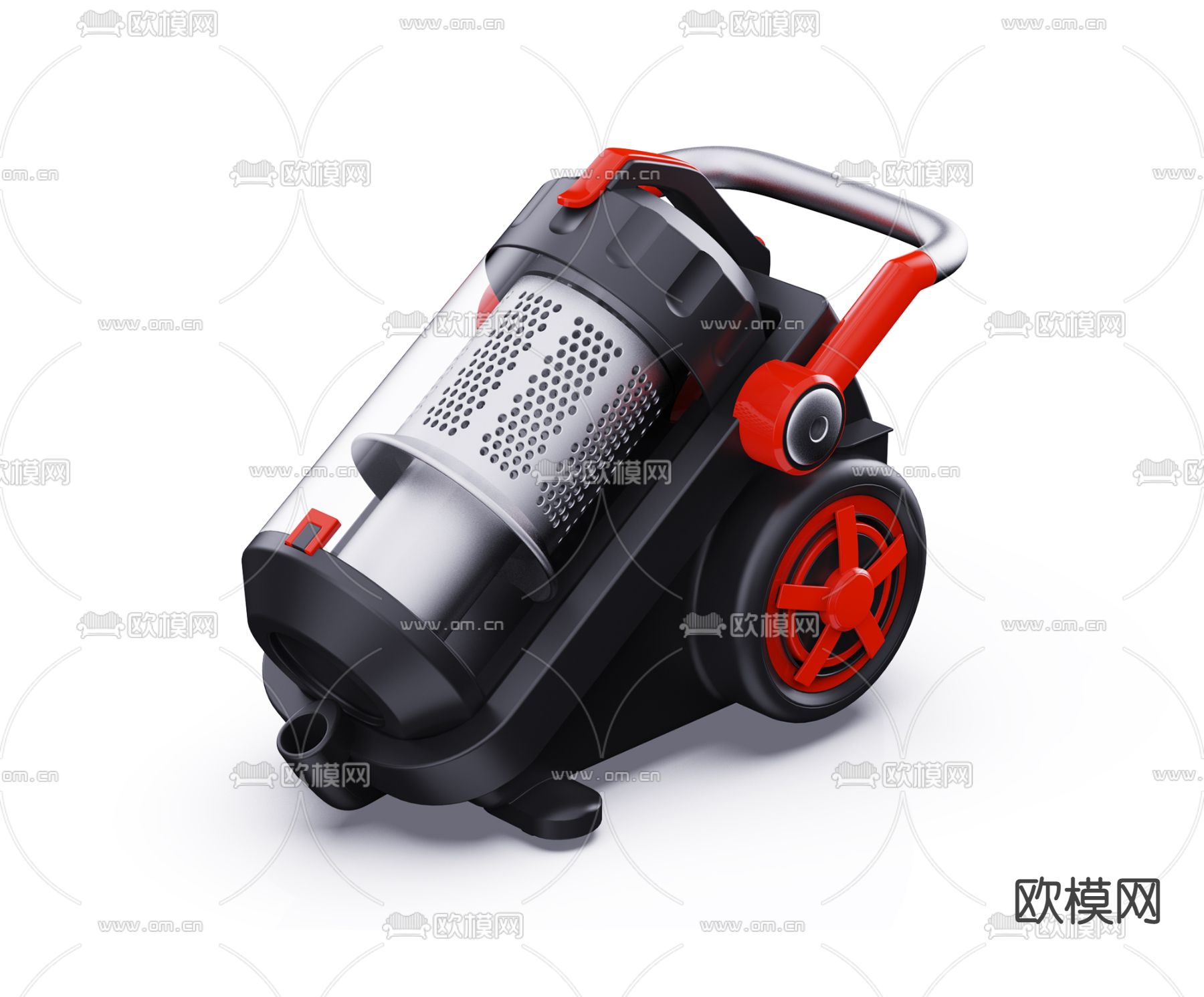 现代吸尘器3d模型下载（渲染图1）