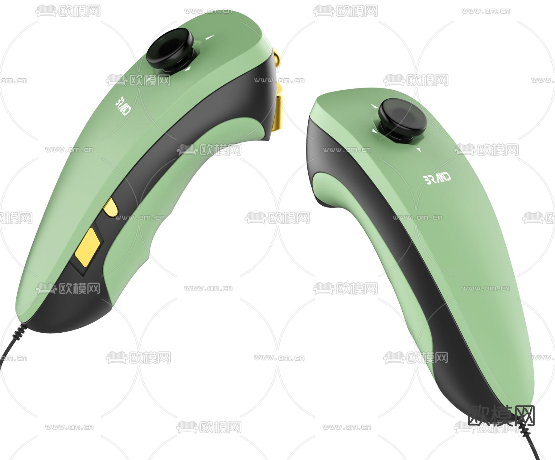 现代游戏手柄3d模型下载