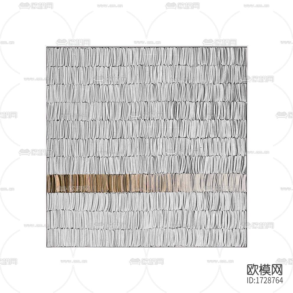 现代轻奢创意立体装置画
