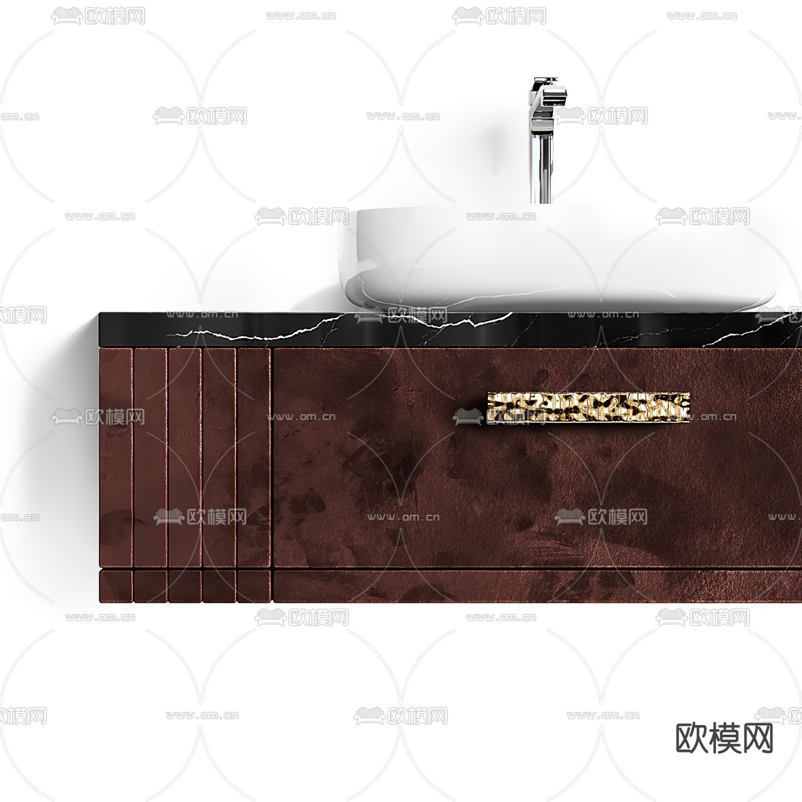 现代台盆3d模型