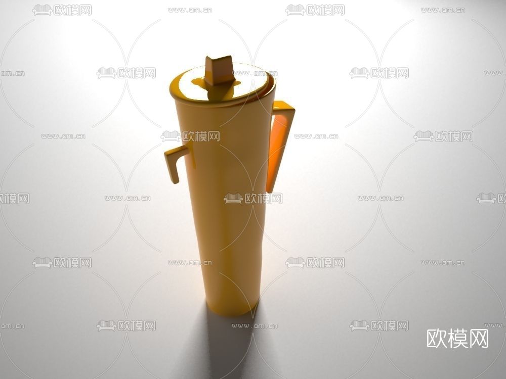 现代水杯免费3d模型下载