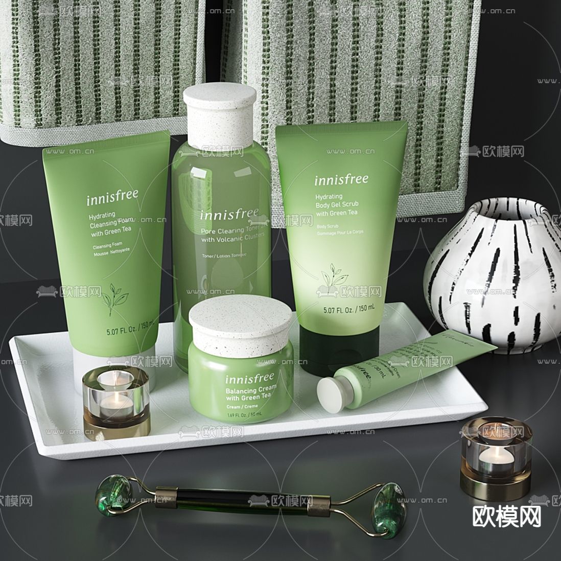 现代悦诗风吟洗浴用品3d模型