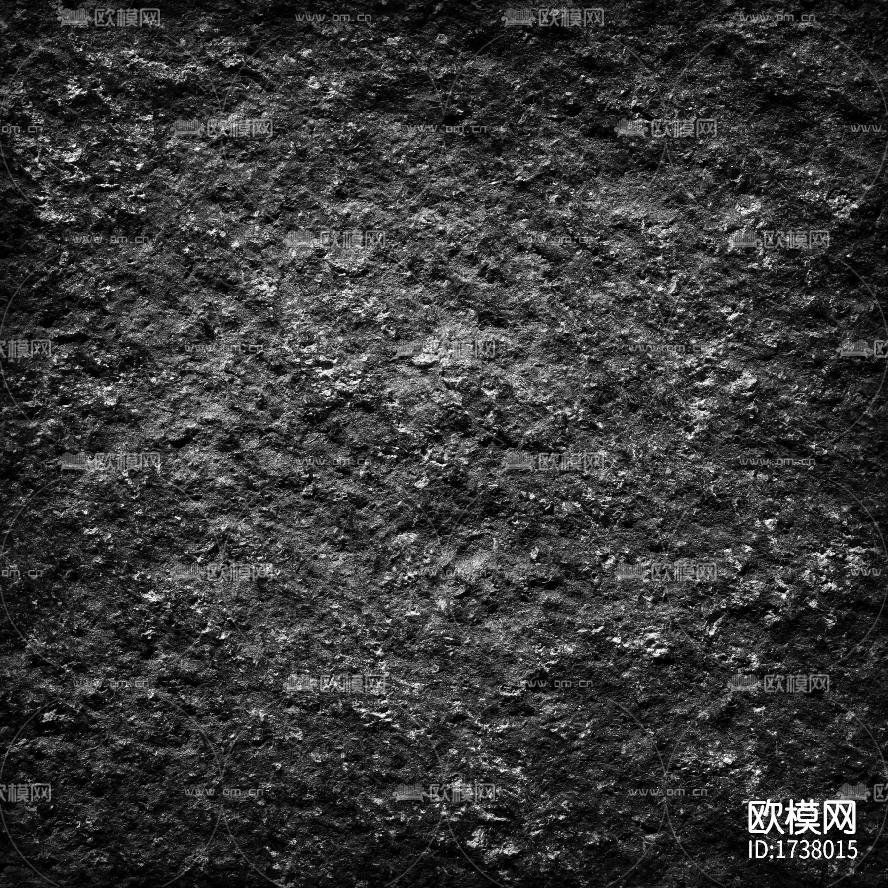 黑色岩石材质下载