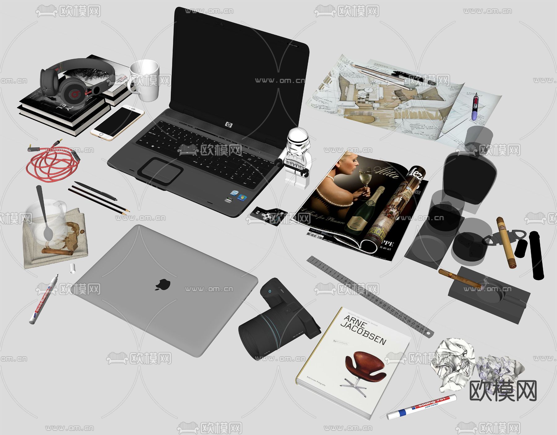 现代笔记本电脑su模型下载