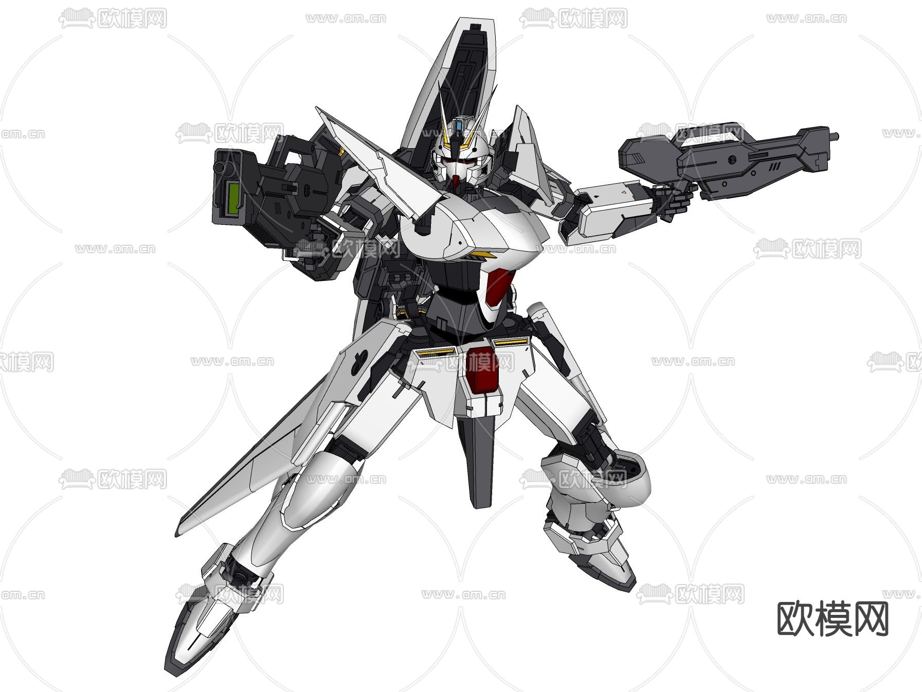 现代高达变形金刚su模型下载