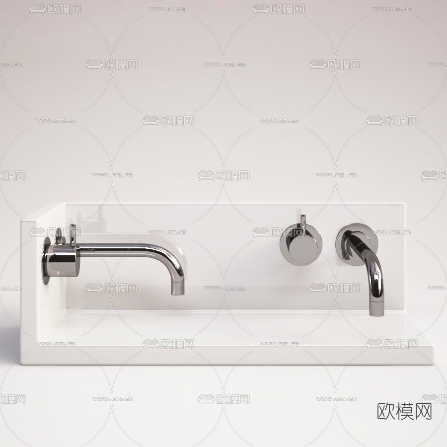 现代水龙头免费3d模型下载