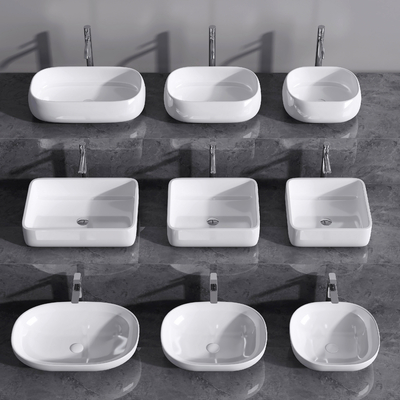  现代台盆洗手盆su模型 