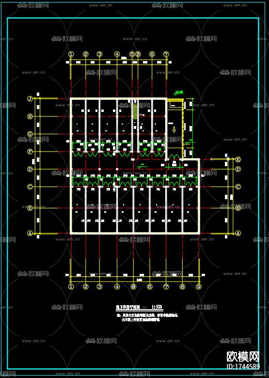 古建筑cad施工图下载（渲染图8）