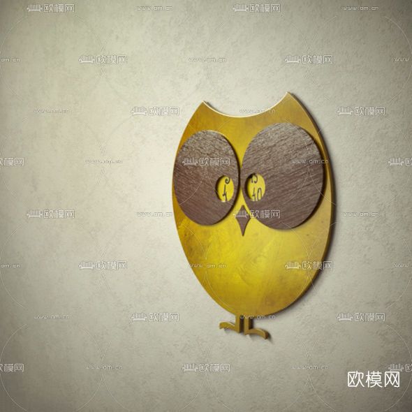 现代儿童闹钟免费3d模型下载