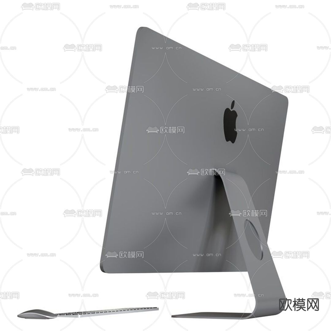 现代苹果电脑3d模型下载（渲染图5）