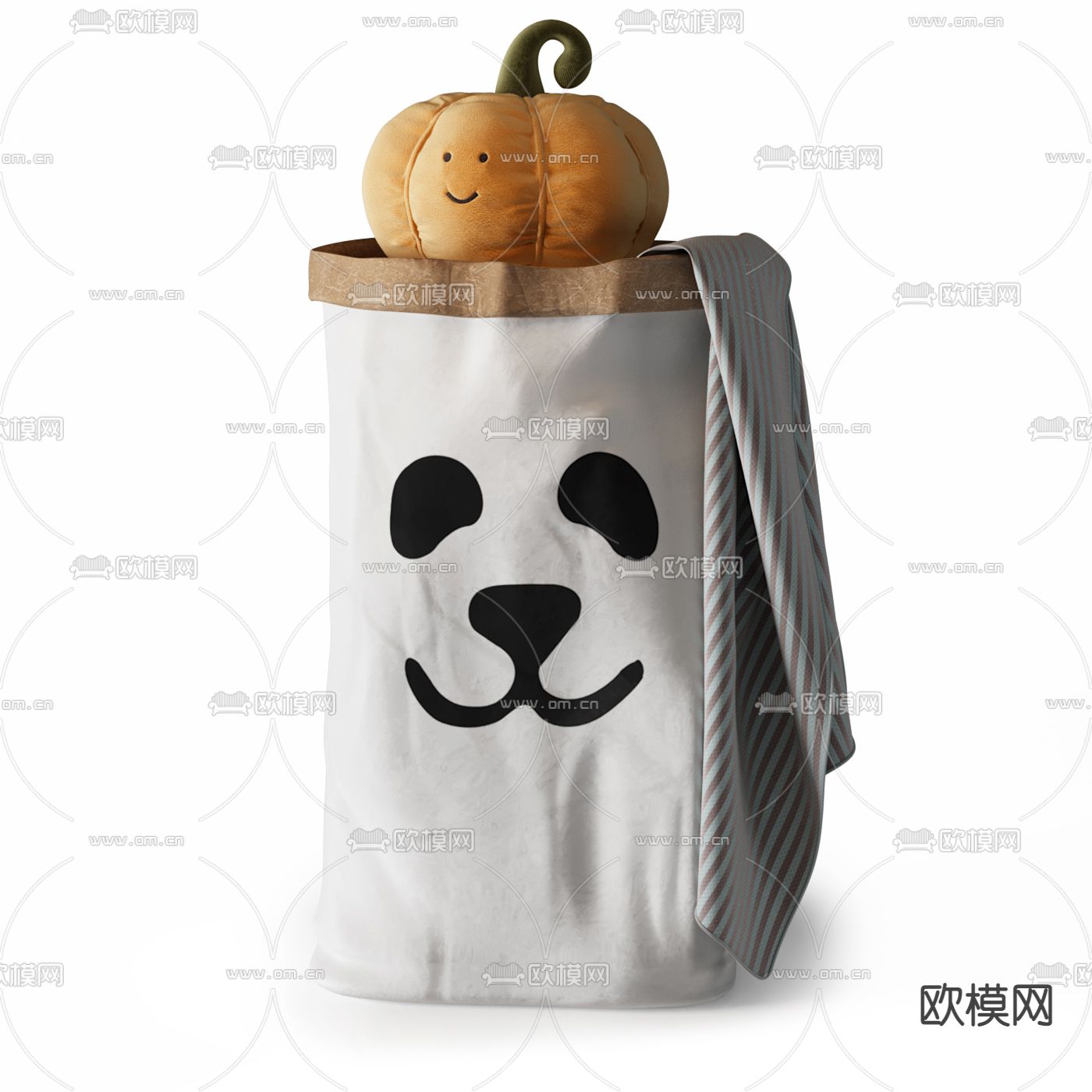现代儿童公仔玩具3d模型