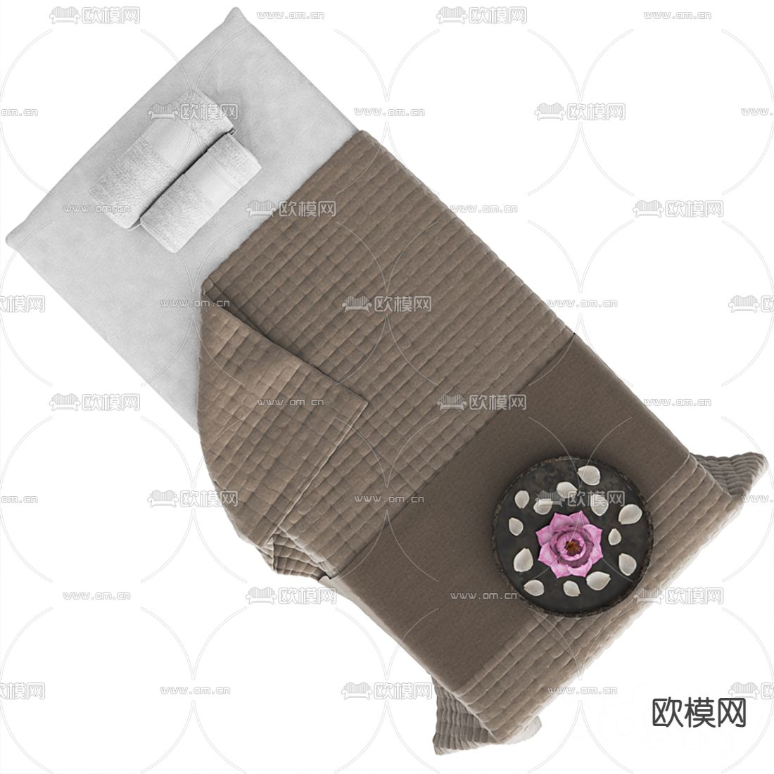 现代按摩床3d模型