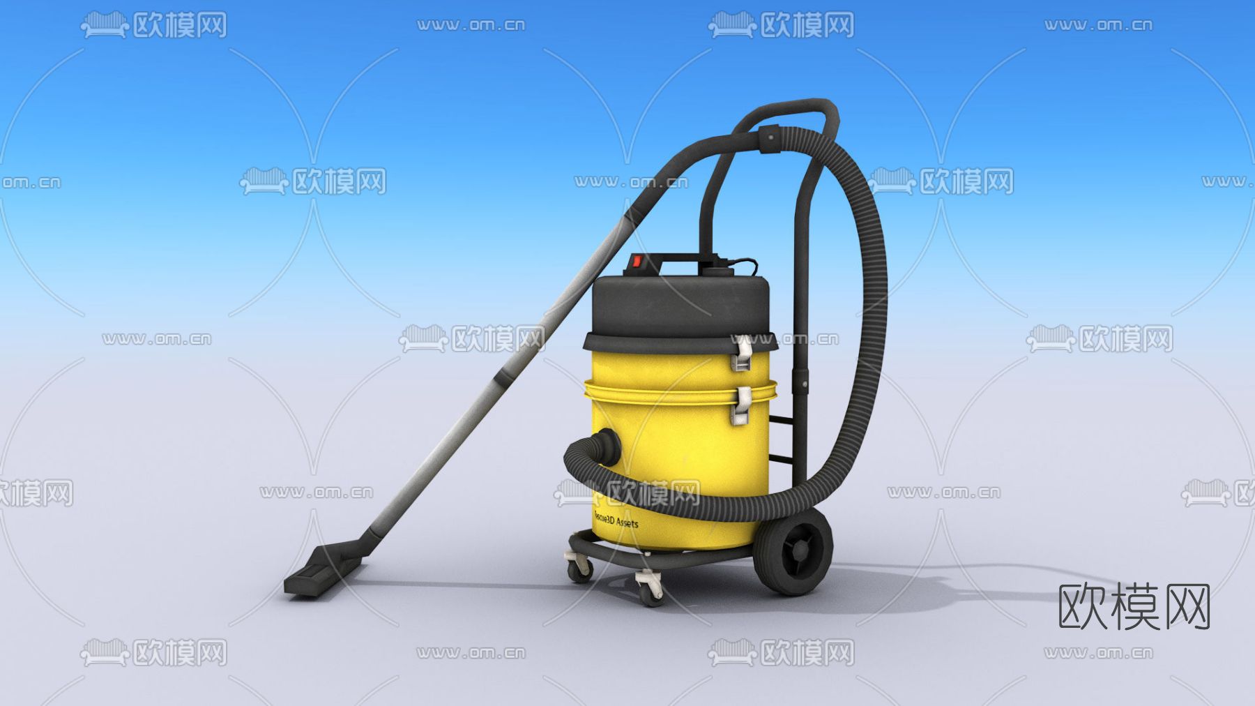 现代吸尘器免费3d模型下载