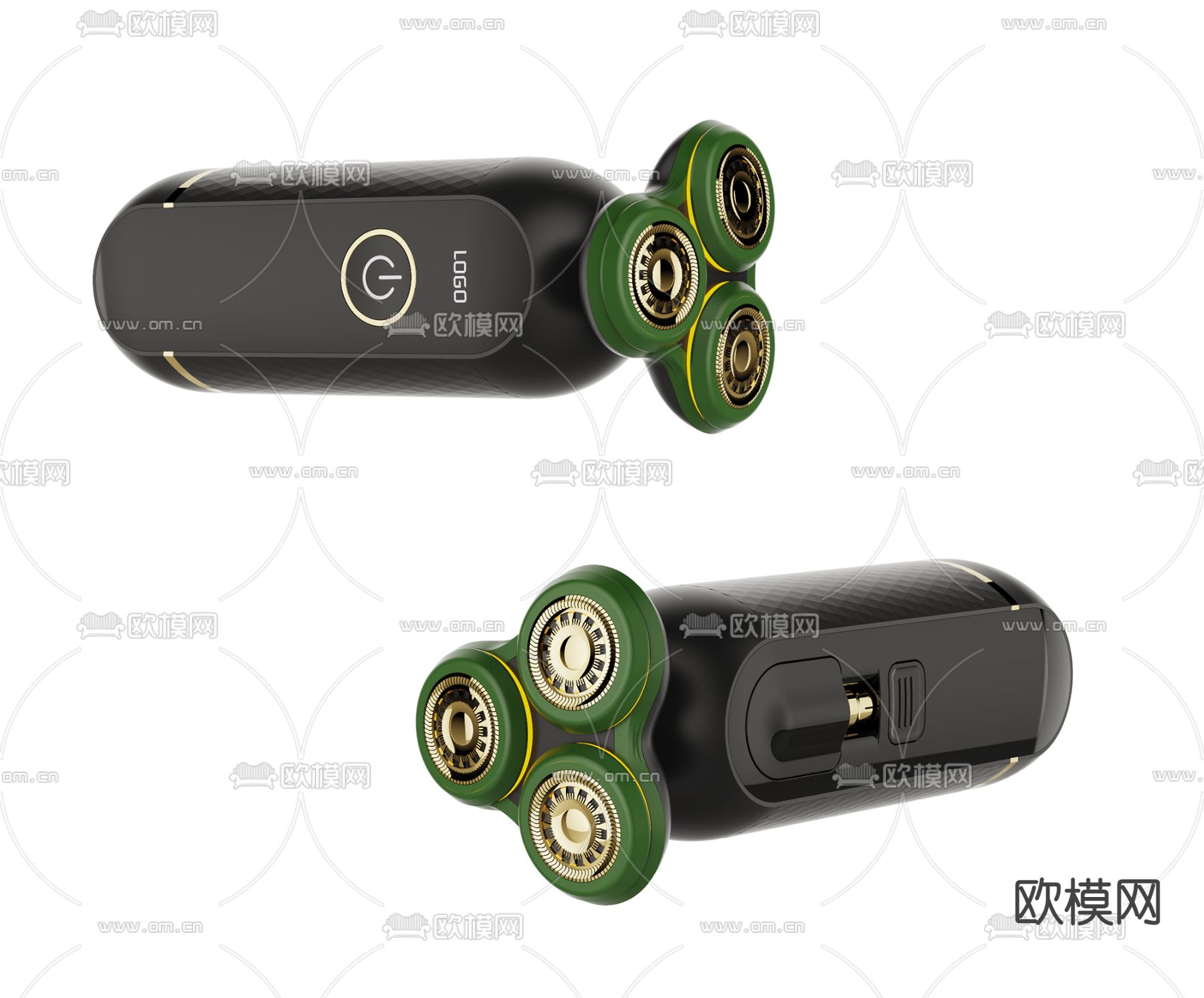 现代剃须刀3d模型下载