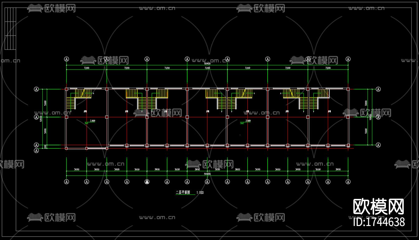 徽派建筑cad施工图下载（渲染图10）