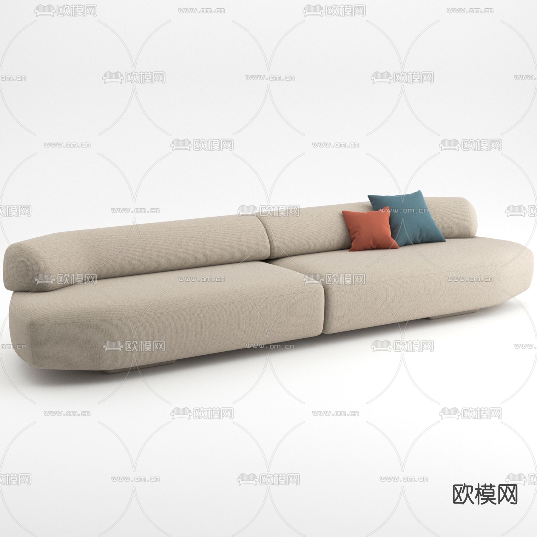 Ligne roset 双人沙发3d模型